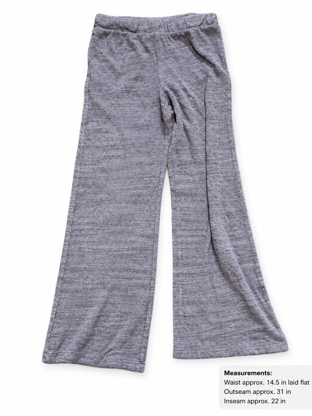 Old Navy Girls Heather Gray Knit Flare Pants L 10